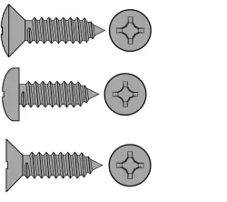 cross recessed tapping screws cross recessed tapping screws