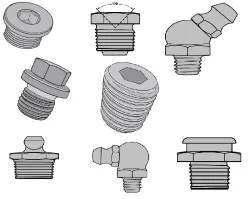 Pipe Plugs Grease Fittings Pipe Plugs Grease Fittings
