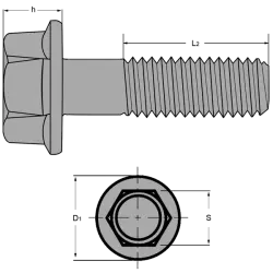 Hex Flange Bolts Hex Flange Bolts